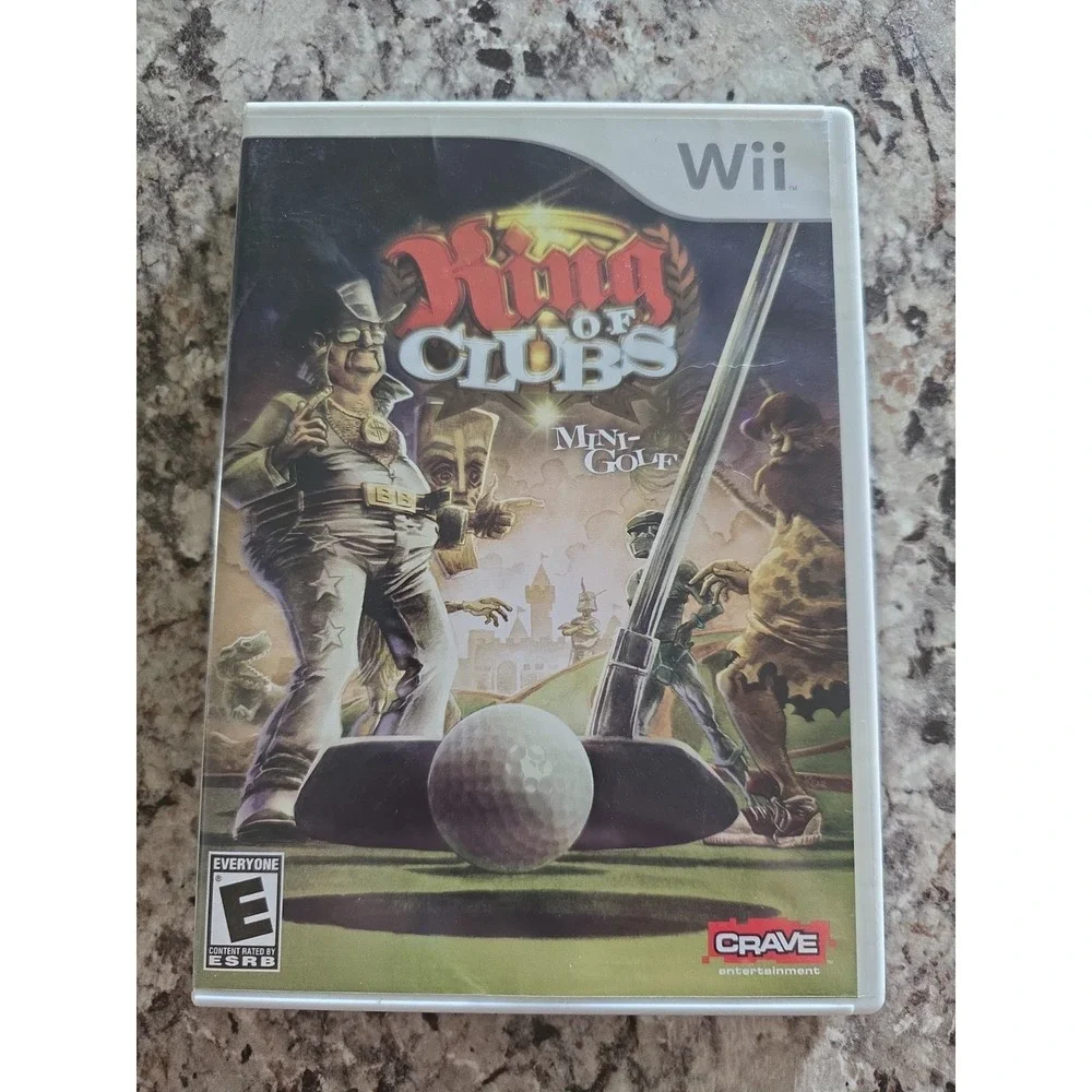 King of Clubs game for Nintendo Wii CIB Complete W/Manual TESTED